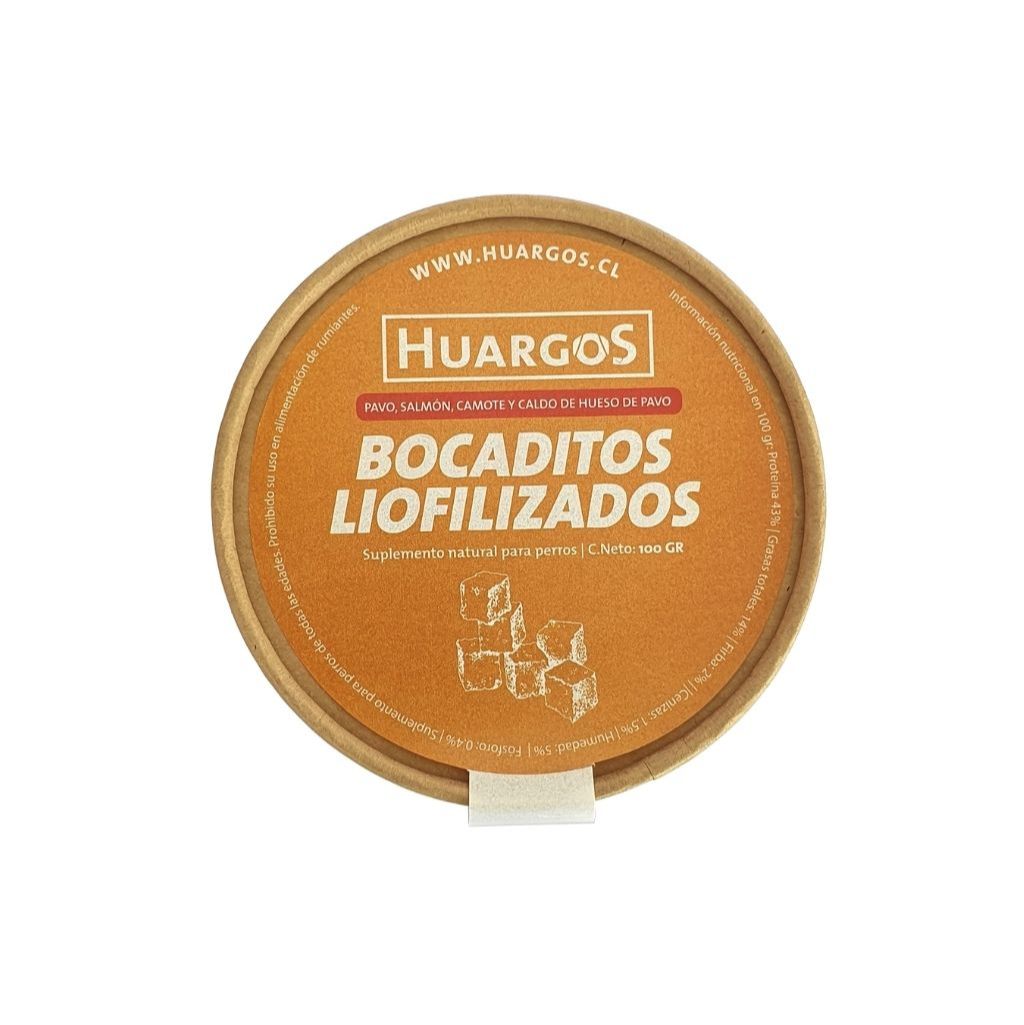 Bocaditos liofilizados de pavo (100 GR)