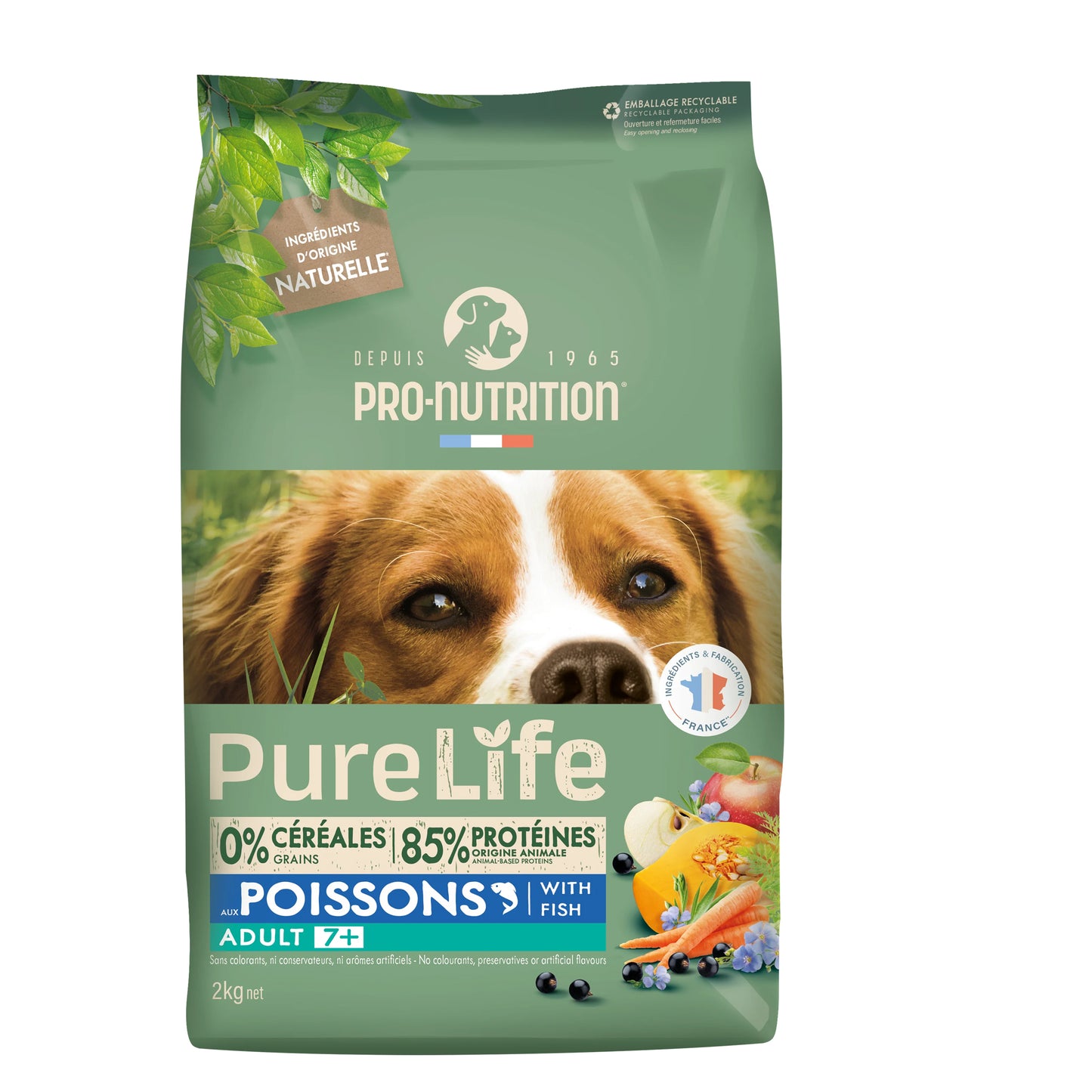 Pure Life Adult 7+ with Fish 2 y 12 kilos