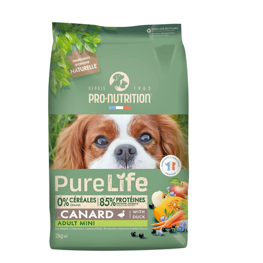 Pure life Adult Mini with Duck 2 y 8 kg