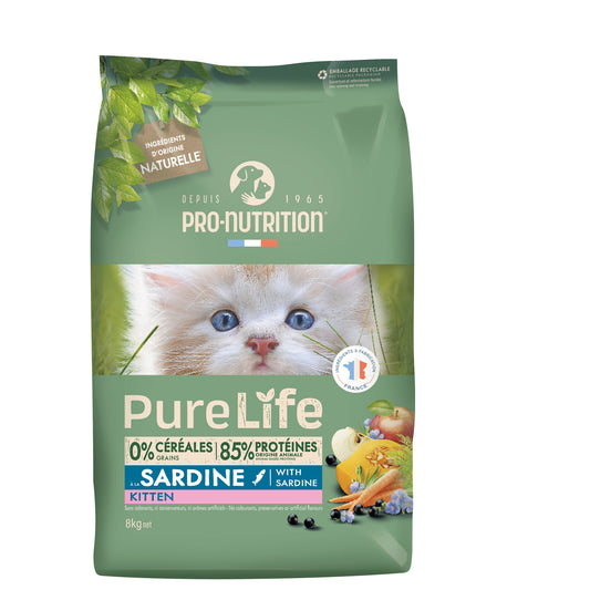 Pure Life Kitten with Sardine 8 kilos